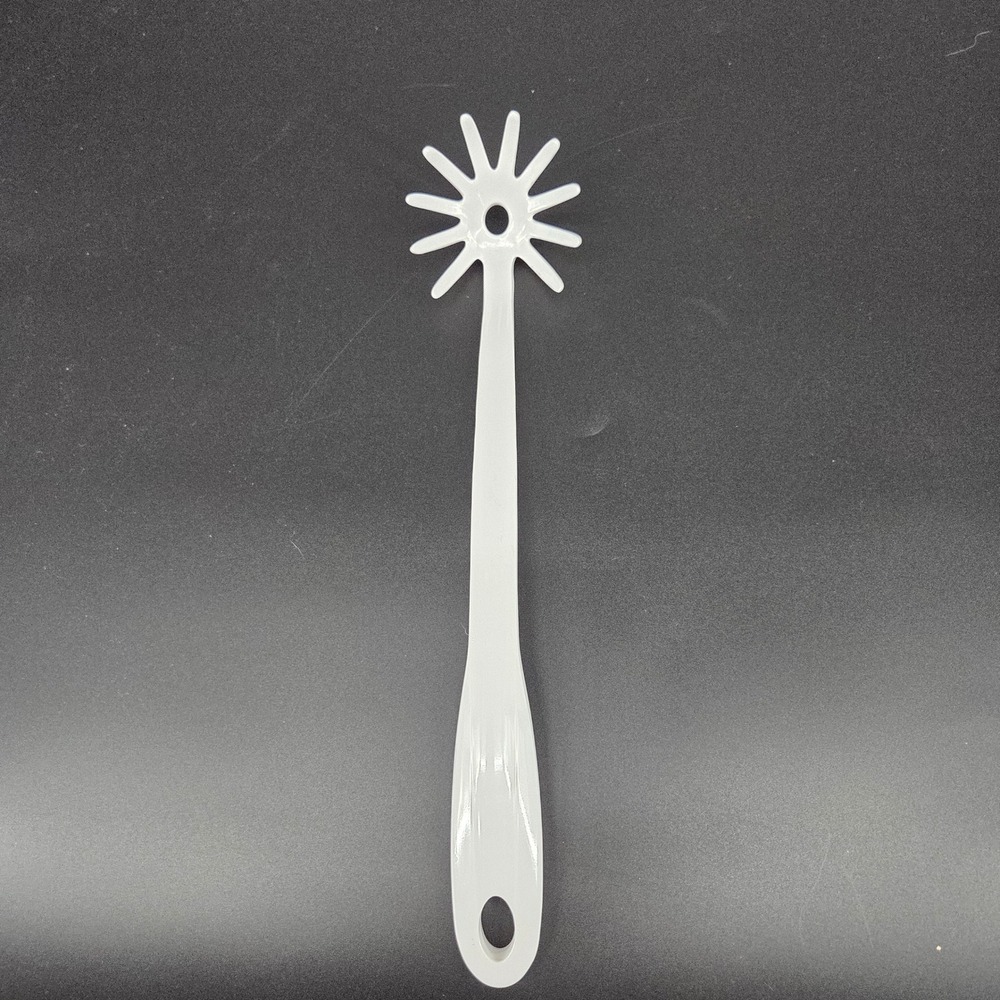 Oneida White Melamine Pasta Fork Server Spaghetti Noodle Claw Serving Utensil